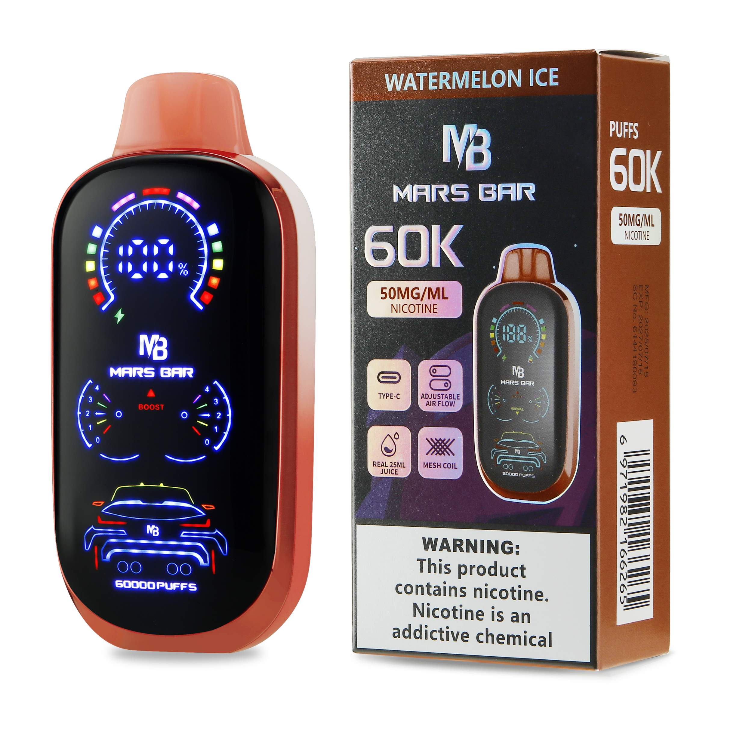 Mars Bar 60K Puff Disposable 5% - Image 11